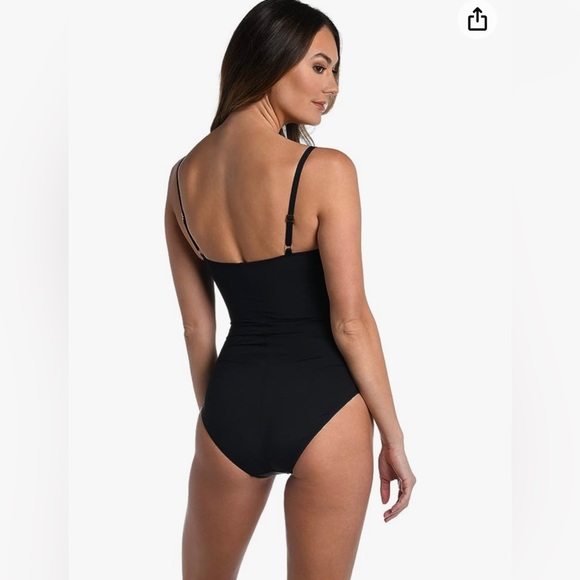 Island Goddess Rouched Body Lingerie Mio One Piece Swimsuit - Picture 4 of 12